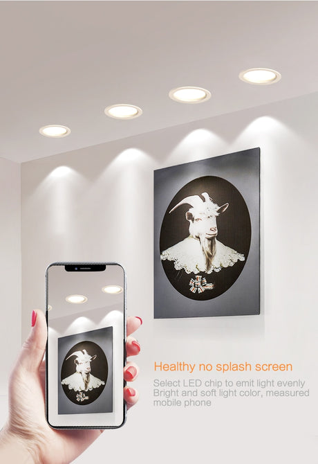 LED Downlight 18W 15W 12W 9W 7W Ceiling Round Recessed Lamp AC220V 230V New type Downlight spot LED Spot Lighting