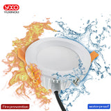 Waterproof/Fire prevention LED Downlight IP65 LED Downlight Spot Light 12W/9W/7W/5W Super Bright AC220V Recessed Ceiling Lamp