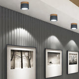 Nordic Corridor Downlight Ceiling Chandeliers Wood Base Chandelier Lighting Modern Lustre Loft Lamp Dressing Room Led Chandelier