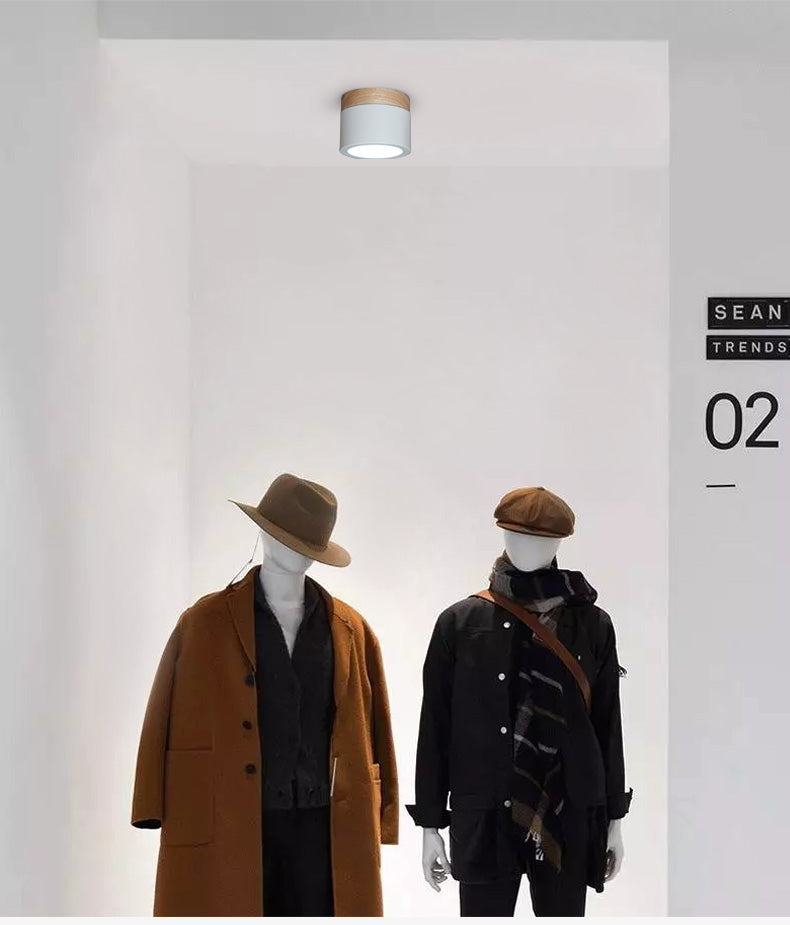 Nordic Corridor Downlight Ceiling Chandeliers Wood Base Chandelier Lighting Modern Lustre Loft Lamp Dressing Room Led Chandelier