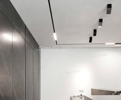 LED Surface Mounted 1PCS Downlight Spotlight 12W Black White Rotatable 3000K 4000K 6000K Home Lamp Adjustable Ceiling Spot Light