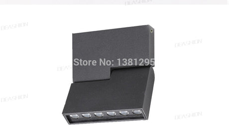 LED Surface Mounted 1PCS Downlight Spotlight 12W Black White Rotatable 3000K 4000K 6000K Home Lamp Adjustable Ceiling Spot Light