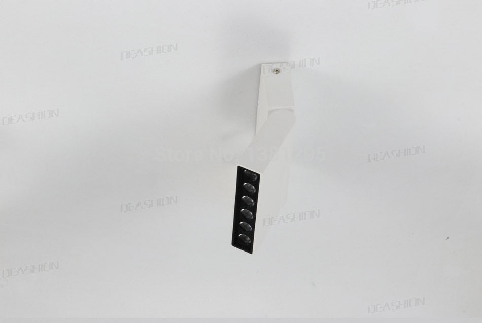 LED Surface Mounted 1PCS Downlight Spotlight 12W Black White Rotatable 3000K 4000K 6000K Home Lamp Adjustable Ceiling Spot Light