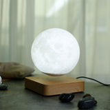 Magnetic Levitation LED Moon Night Light Wooden Base 3D Moon Light Lamp Romantic Valentine's Day Birthday Gift Switch Home
