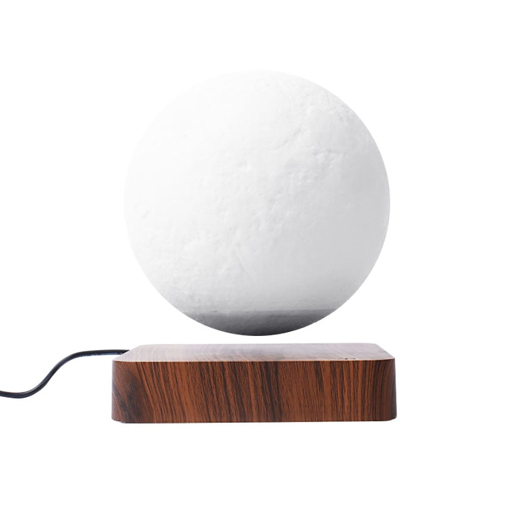 Magnetic Levitation LED Moon Night Light Wooden Base 3D Moon Light Lamp Romantic Valentine&#39;s Day Birthday Gift Switch Home