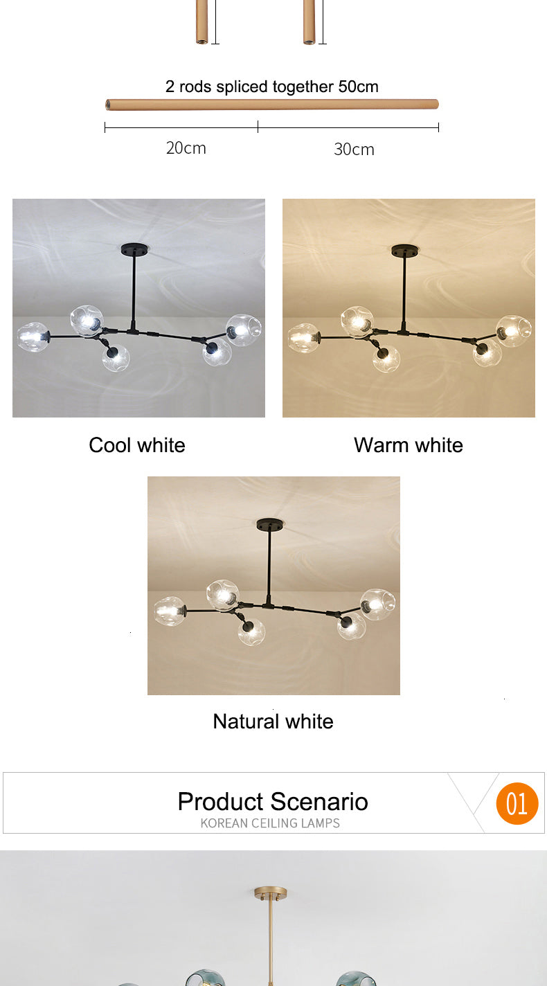 Vintage Loft Industrial Nordic Chandelier For Dining Kitchen Stair Black/gold Suspension Luminaire Modern Chandelier Lighting