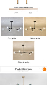 Vintage Loft Industrial Nordic Chandelier For Dining Kitchen Stair Black/gold Suspension Luminaire Modern Chandelier Lighting