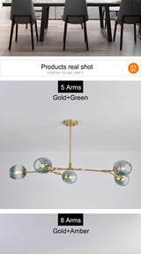Vintage Loft Industrial Nordic Chandelier For Dining Kitchen Stair Black/gold Suspension Luminaire Modern Chandelier Lighting