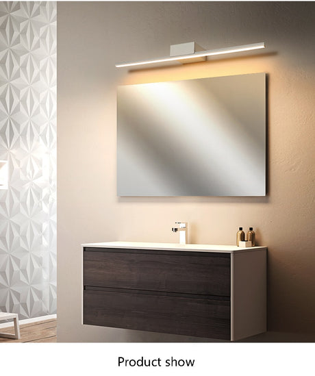 Simple modern led mirror before the lamp bathroom bathroom mirror cabinet lighting waterproof fog lamps Nordic bathroom lights