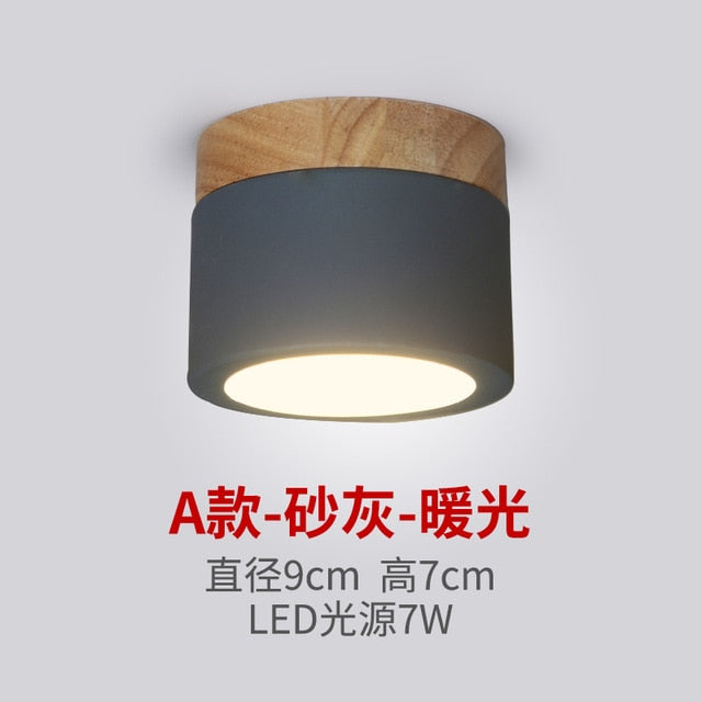 Nordic Corridor Downlight Ceiling Chandeliers Wood Base Chandelier Lighting Modern Lustre Loft Lamp Dressing Room Led Chandelier