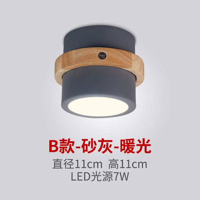 Nordic Corridor Downlight Ceiling Chandeliers Wood Base Chandelier Lighting Modern Lustre Loft Lamp Dressing Room Led Chandelier