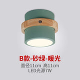 Nordic Corridor Downlight Ceiling Chandeliers Wood Base Chandelier Lighting Modern Lustre Loft Lamp Dressing Room Led Chandelier