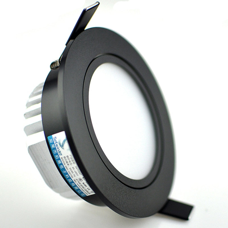 Dimmable LED COB Spotlight Ceiling lamp AC85-265V 5w 7w 9w 12w 15w 18w Aluminum Recessed Downlight Round Panel Light Indoor Lighting