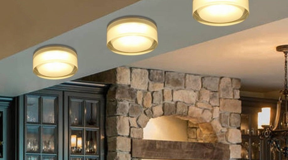 LED Crystal Downlight 12W 10W 5W 1W LED Recessed Ceiling spot light led Ceiling lamp for Living Room Bedroom Kitchen lights