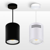 DBF LED Surface Mounted Ceiling Lamp with Wire Hanging 3W/5W/7W/10W/12W/15W White/Black AC85-265V Ceiling Spot Light Home Decor