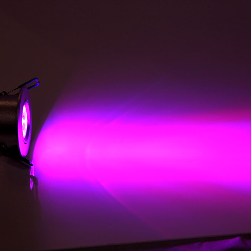 LED Ceiling Lamp Down Lights 3W RGB With Remote Recessed light Bulbs AC220V Downlight Birthday party Colorful lights