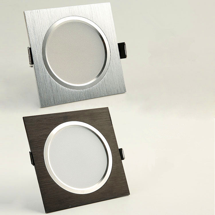 Downlight LED 2.5inch 6w 9w 12w 220v Nature White Square Recessed LED Lamp Spot Light for Living Room Foyer Bedroom Kitchen