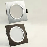 Downlight LED 2.5inch 6w 9w 12w 220v Nature White Square Recessed LED Lamp Spot Light for Living Room Foyer Bedroom Kitchen