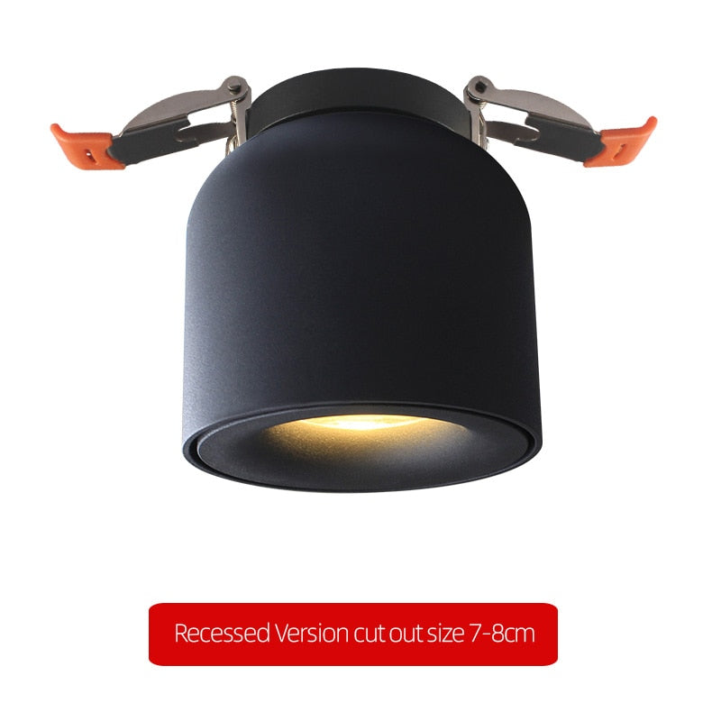 Aisilan LED Downlight Ceiling Spot light Nordic Living Lamp For Kitchen Bedroom Chip Embedded Spotlights  AC90-260V