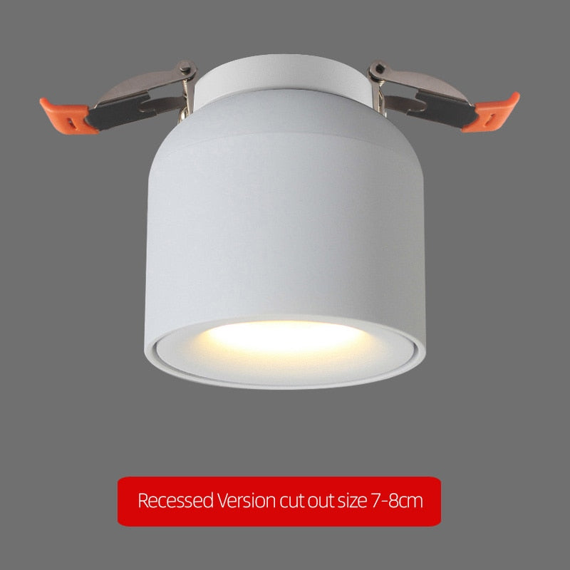 Aisilan LED Downlight Ceiling Spot light Nordic Living Lamp For Kitchen Bedroom Chip Embedded Spotlights  AC90-260V