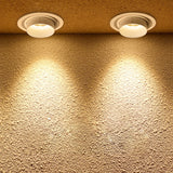 DBF Beam Angle Adjustable 15/45/60 Degrees Recessed LED Downlight 5W 10W 15W Dimmable LED Ceiling Spot Light AC90-265V 3000K