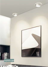 DBF Beam Angle Adjustable 15/45/60 Degrees Recessed LED Downlight 5W 10W 15W Dimmable LED Ceiling Spot Light AC90-265V 3000K