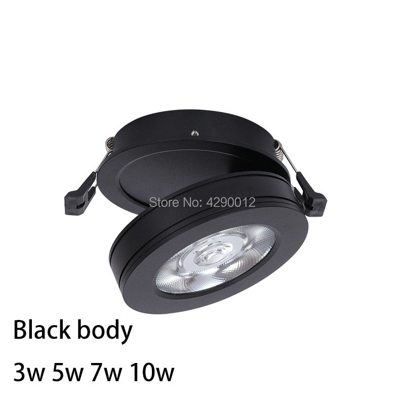 Super Bright 220V Led downlight COB Spot Light 3w 5w 7w 10w recessed Lights Bulbs Indoor Lighting warm white /cold white