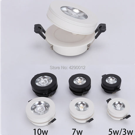 Super Bright 220V Led downlight COB Spot Light 3w 5w 7w 10w recessed Lights Bulbs Indoor Lighting warm white /cold white