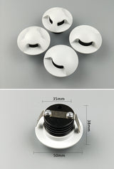 Led Downlight Light COB Ceiling Spot Light AC220V Round White 3W Recessed Lights Bedroom Kitchen Indoor Lighting