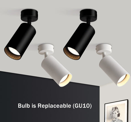 Led Surface Mounted Ceiling Downlight with 5W GU10 LED Bulb Replaceable Spot Light Ceiling lamp Living Room Indoor Led lights