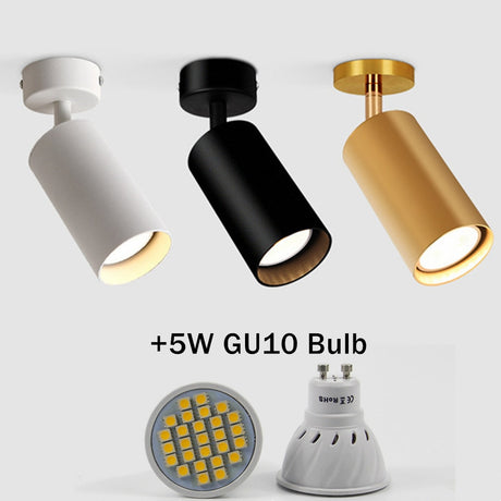 Led Surface Mounted Ceiling Downlight with 5W GU10 LED Bulb Replaceable Spot Light Ceiling lamp Living Room Indoor Led lights