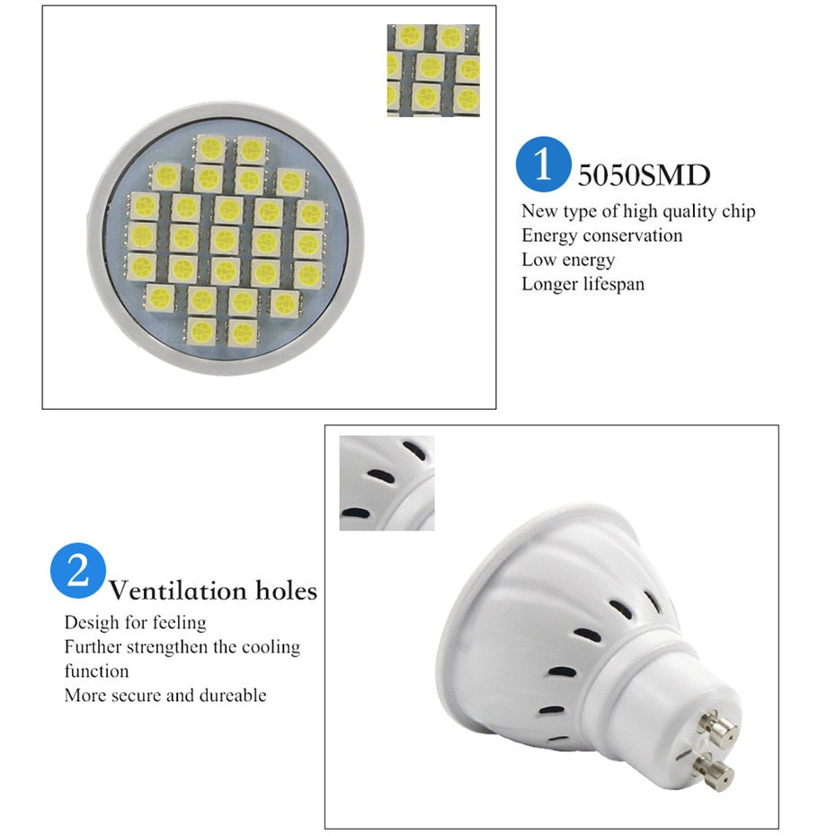 Led Surface Mounted Ceiling Downlight with 5W GU10 LED Bulb Replaceable Spot Light Ceiling lamp Living Room Indoor Led lights