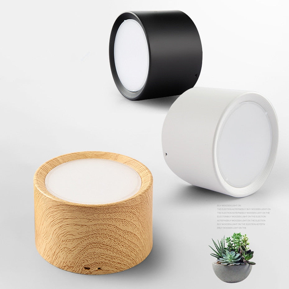 Modern ceiling lamp 5W 12W Wooden Ceiling lights Surface Mounted led light lamp for Kitchen Living Room light fixtures