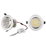 LEDSONLINE 2pc Mini LED Spot 1W 3W 4W Mini 5W 5W 7W Light Spot Light Resessed Ceiling Downlight Dimmable Adjustable Silver Body