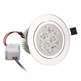LEDSONLINE 2pc Mini LED Spot 1W 3W 4W Mini 5W 5W 7W Light Spot Light Resessed Ceiling Downlight Dimmable Adjustable Silver Body
