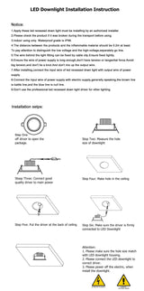 LEDSONLINE 2pc Mini LED Spot 1W 3W 4W Mini 5W 5W 7W Light Spot Light Resessed Ceiling Downlight Dimmable Adjustable Silver Body
