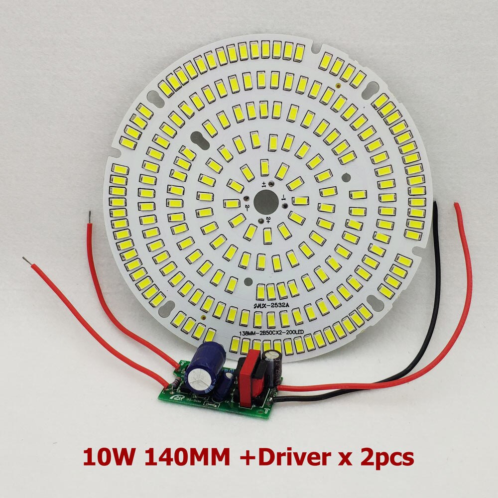 LED PCB+Driver Kit SMD5730 Supper Bright Light Source Aluminum Lamp plate 18W 30W 50W 70W 100W Diy Bulb Downlight Bay Light