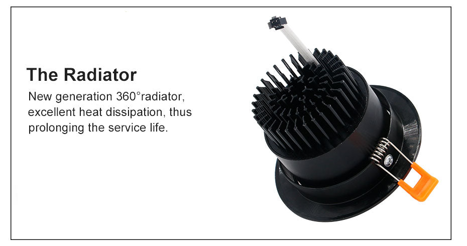 DBF Super Bright Epistar COB LED Recessed Downlight 5W 9W 12W Warm White/Natural White/Cold White LED Ceiling Spot Light AC220V