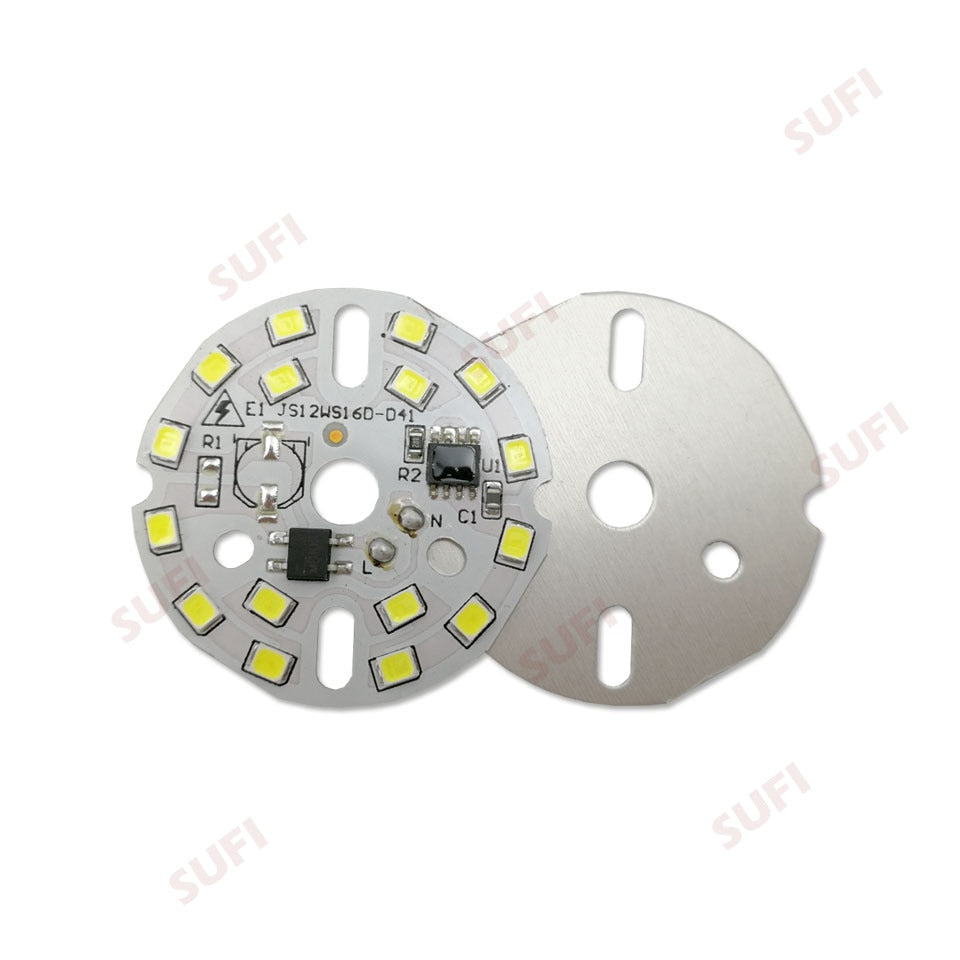 DIY LED Bulb Lamp SMD 9W 40mm Light Chip AC 220V 10pcs Input Smart IC LED Bean For Bulb Light Downlight Spotlight SMD2835