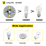 DIY LED Bulb Lamp SMD 9W 40mm Light Chip AC 220V 10pcs Input Smart IC LED Bean For Bulb Light Downlight Spotlight SMD2835