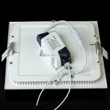 Dimmable LED Downlight 3W 4W 6W 9W 12W 15W 25W Square Ultrathin SMD 2835 Ceiling Panel Lights white / Warm White