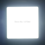 Dimmable LED Downlight 3W 4W 6W 9W 12W 15W 25W Square Ultrathin SMD 2835 Ceiling Panel Lights white / Warm White
