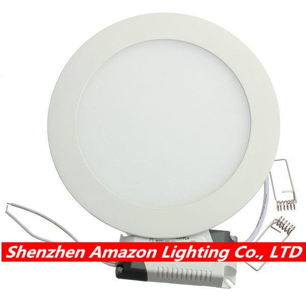 Round LED Panel Light 9W Recessed LED Ceiling Downlight Light AC85-265V LED Down Light Warm White/Cold White