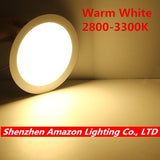 Round LED Panel Light 9W Recessed LED Ceiling Downlight Light AC85-265V LED Down Light Warm White/Cold White