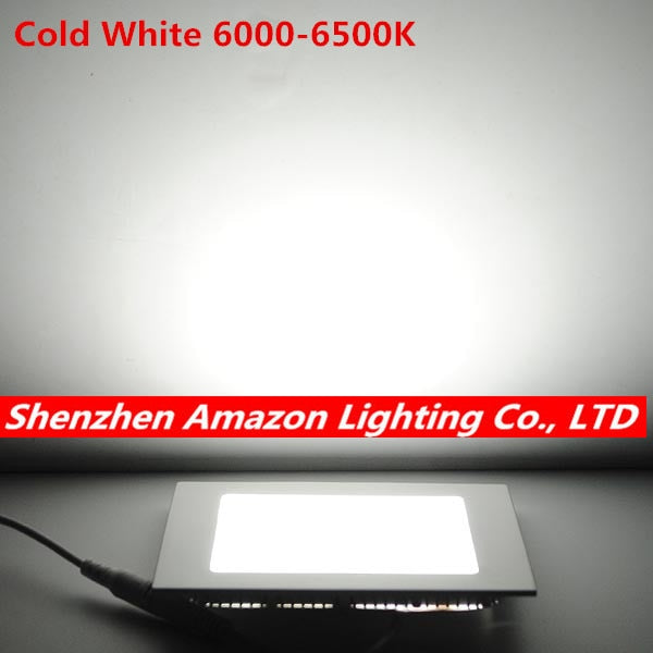 square warm white/natural white/cold white, SMD2835, high lumens 6W AC85-265V led mini panel light Ceiling downlight lighting