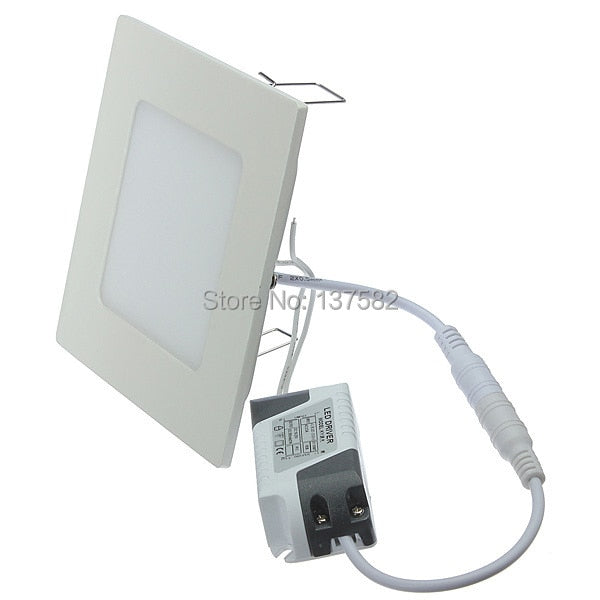 square warm white/natural white/cold white, SMD2835, high lumens 6W AC85-265V led mini panel light Ceiling downlight lighting