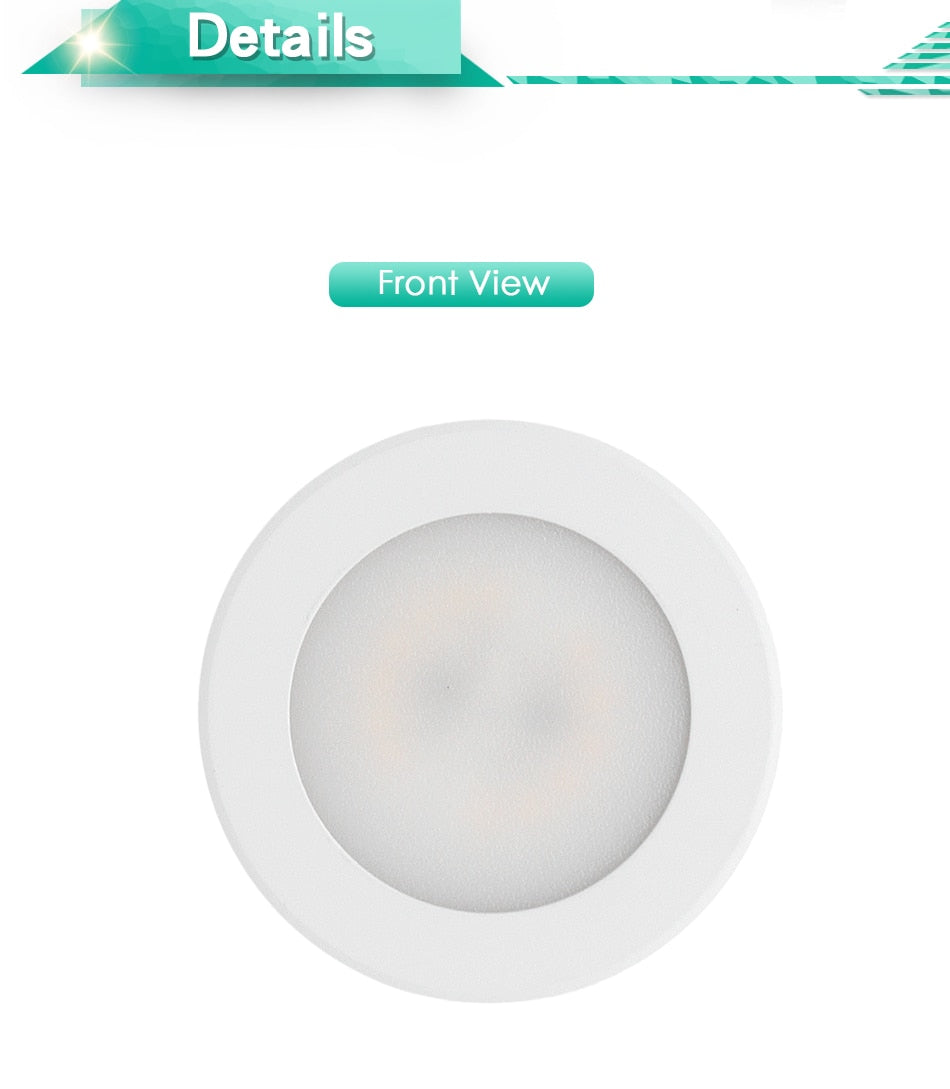 Mini LED Downlight Ultra-thin 3W 5W 7W 220V Surface Mounted Lamp Panel Light Indoor Lighting Closet Cabinet Spot light