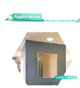 Mini LED Downlight Ultra-thin 3W 5W 7W 220V Surface Mounted Lamp Panel Light Indoor Lighting Closet Cabinet Spot light