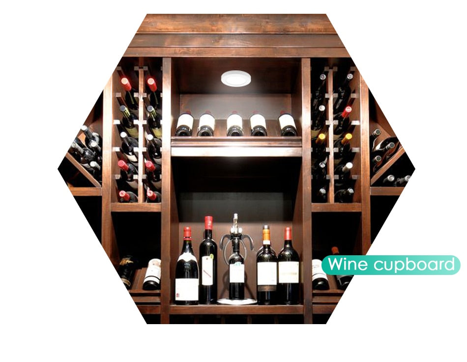 Mini LED Downlight Ultra-thin 3W 5W 7W 220V Surface Mounted Lamp Panel Light Indoor Lighting Closet Cabinet Spot light