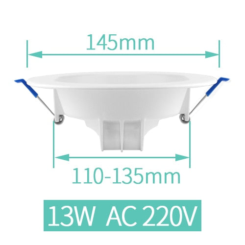 LED Downlight Recessed Lamp 6W 13W 20W Spot Light Home Decor Indoor Bathroom Living Room Outdoor Balcony IP65 Waterproof 220V